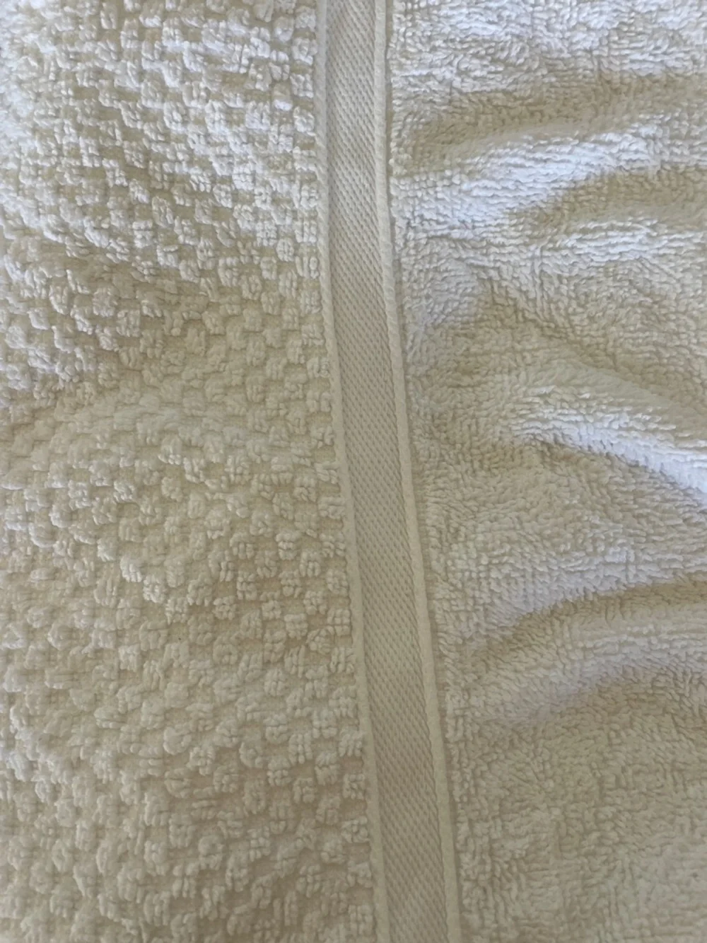THRESHOLD White Cotton Waffle Weave Bath Sheets Set of 2